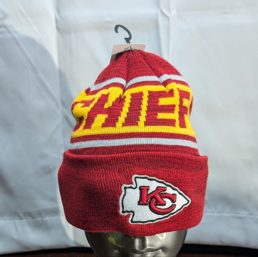 Kansas City Chiefs NFL Brand Football Knit Hat Beanie